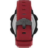 Timex Men 45 mm Size Dial Red Strap Digital Watch TW4B27600