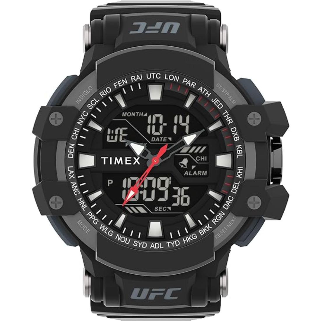 Timex Men 53 mm Size Black Dial Digital Watch TW5M51800