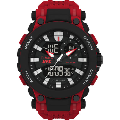 Timex UFC Strength 50 mm Men Black Dial Analog-Digital Watch - TW5M53000