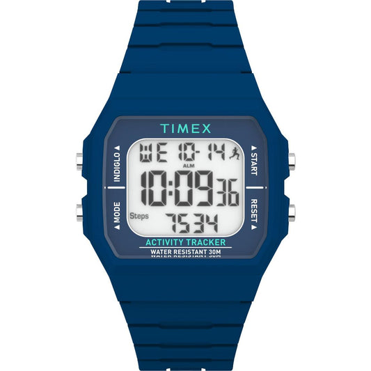 Timex Sport 40 mm White Dial Unisex Digital Watch- TW5M55700