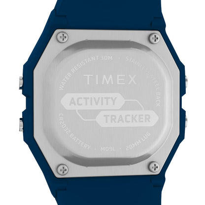 Timex Sport 40 mm White Dial Unisex Digital Watch- TW5M55700