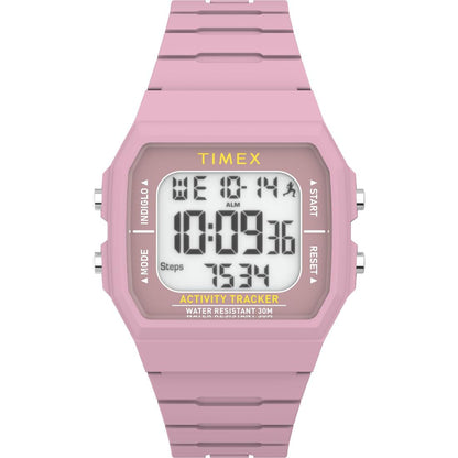 Timex Sport 40 mm White Dial Unisex Digital Watch- TW5M55800