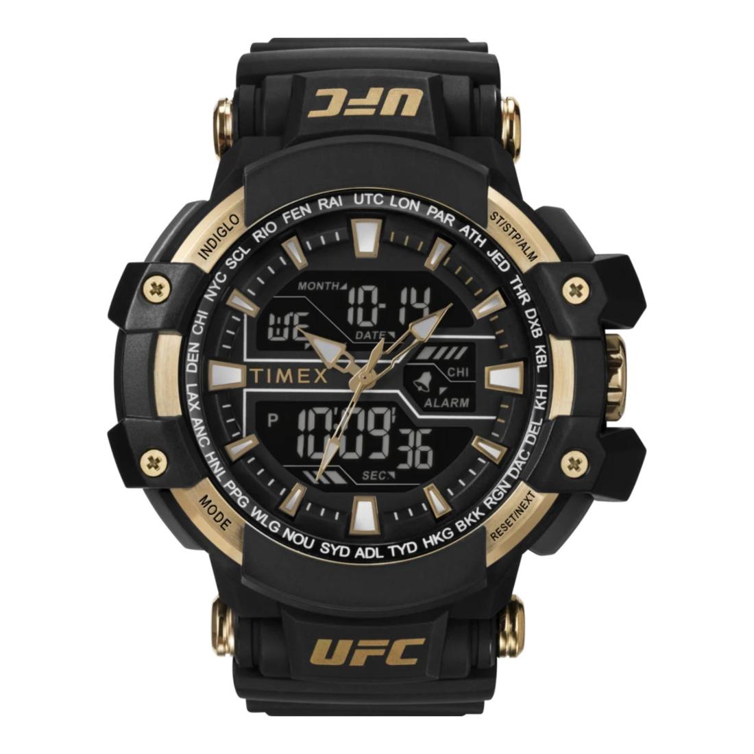 Timex UFC Combat 53 mm Size Black Dial Men Analog+Digital Watch - TW5M ...