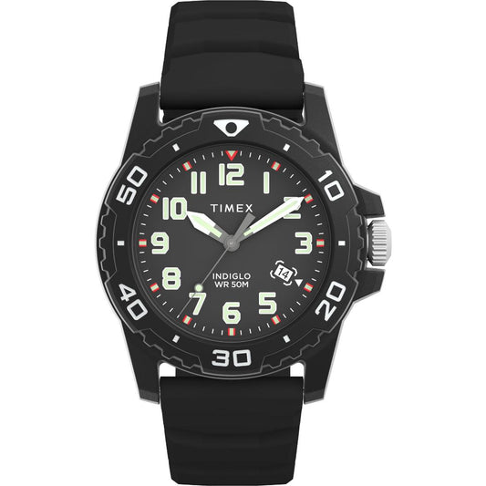 Timex Main Street 42 mm  Black Dial Men Analog Watch- TW5M61200