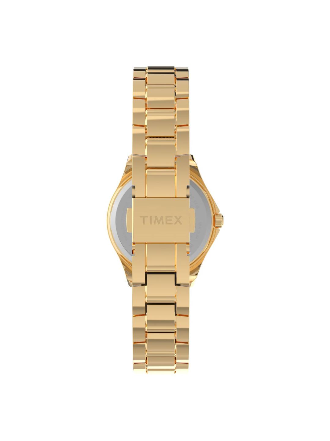 Timex Trend 30 mm Gold-Tone Dial Women Analog Watch TW6A04600