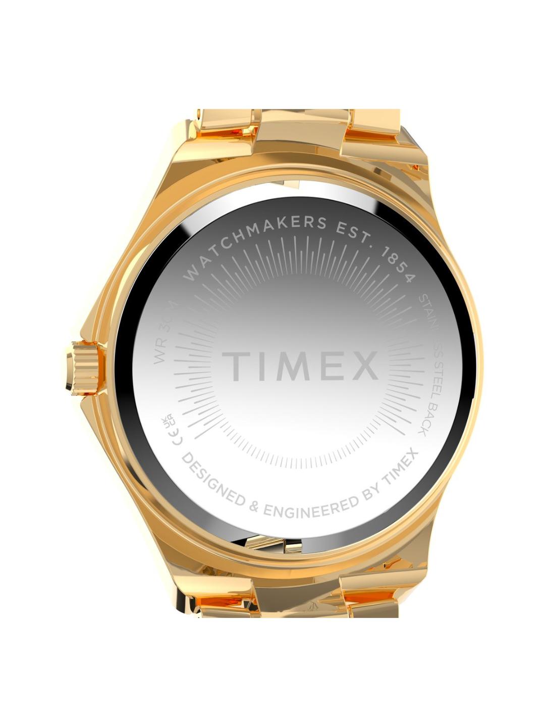 Timex Trend 30 mm Gold-Tone Dial Women Analog Watch TW6A04600