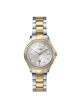 Timex Trend 30 mm Silver-Tone Dial Women Analog Watch TW6A04700