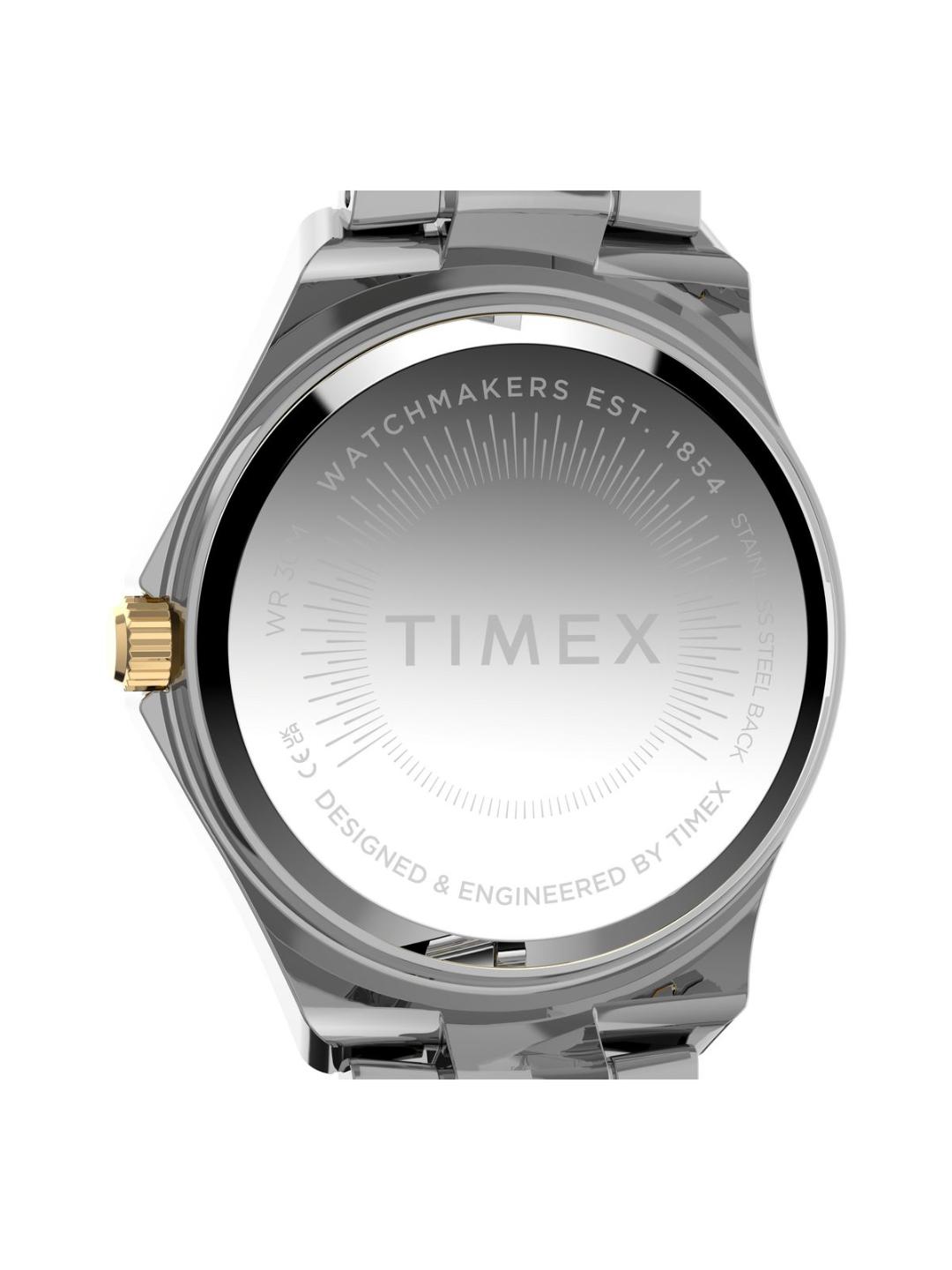 Timex Trend 30 mm Silver-Tone Dial Women Analog Watch TW6A04700