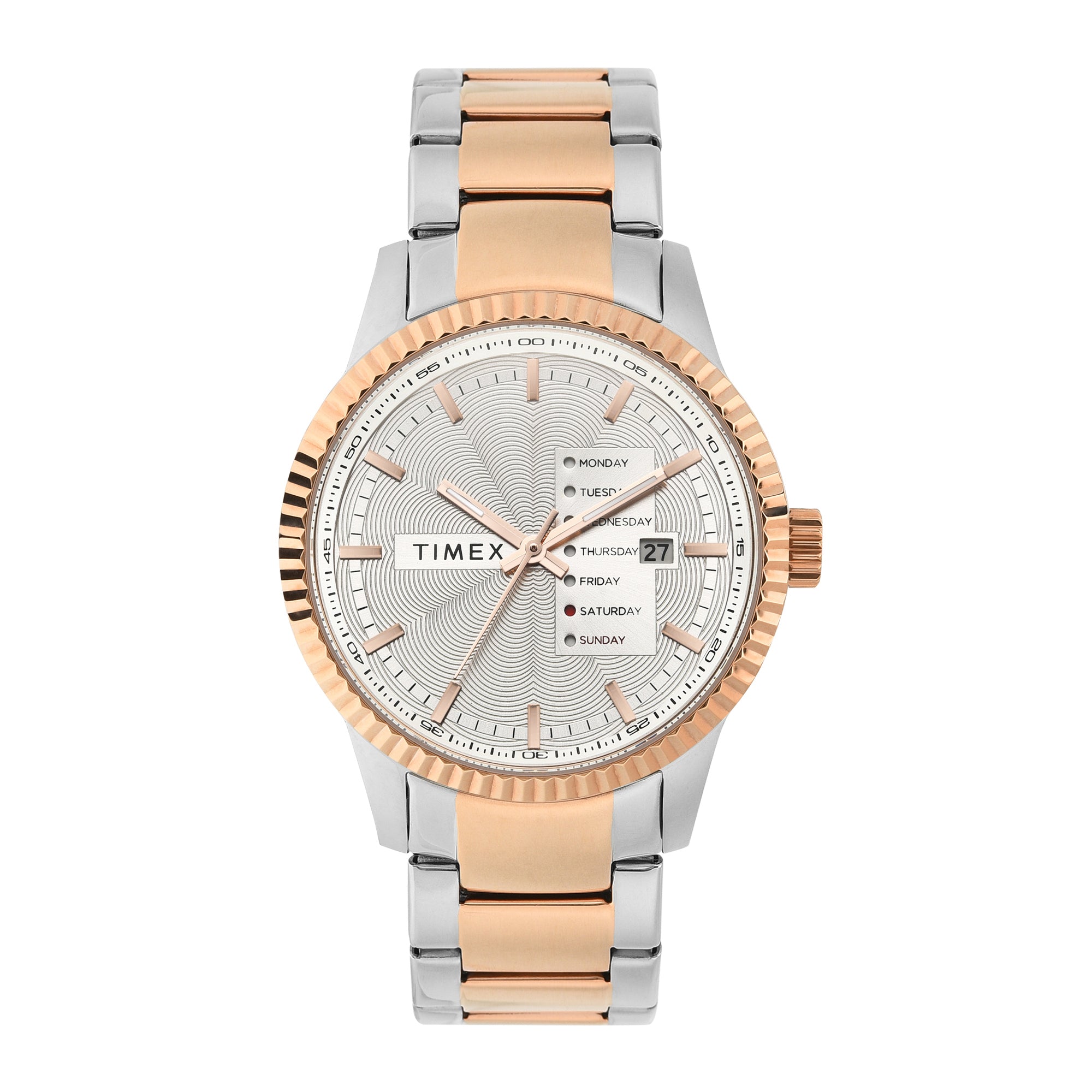 Timex 40 mm Analog Silver Dial Men Watch TWEG15103