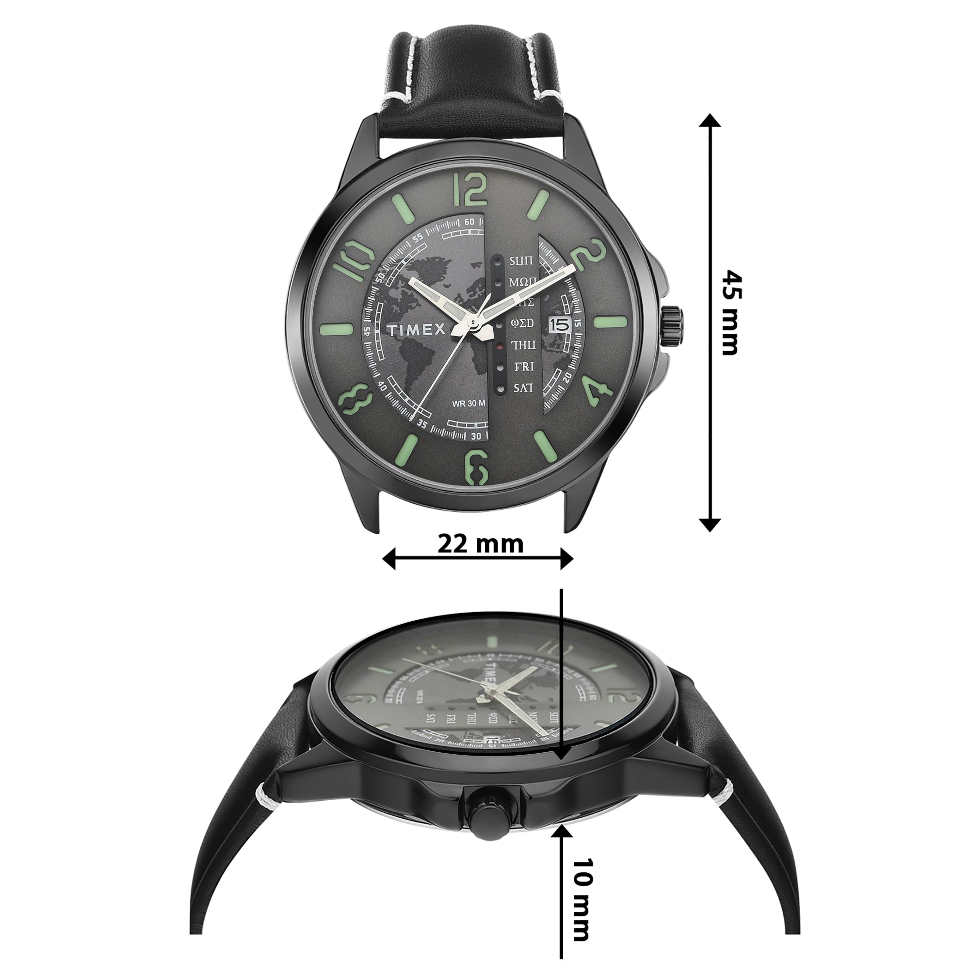 Timex 45 mm Grey Dial Men Analog Watch TWEG16505
