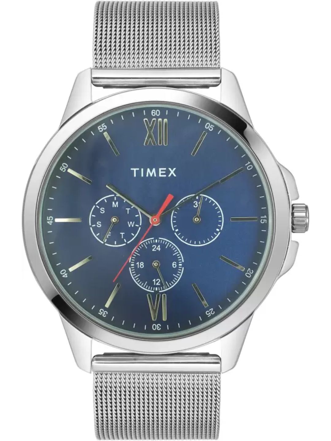 Timex 34 mm Analog Blue Dial Men Watch TWEG165SMU04