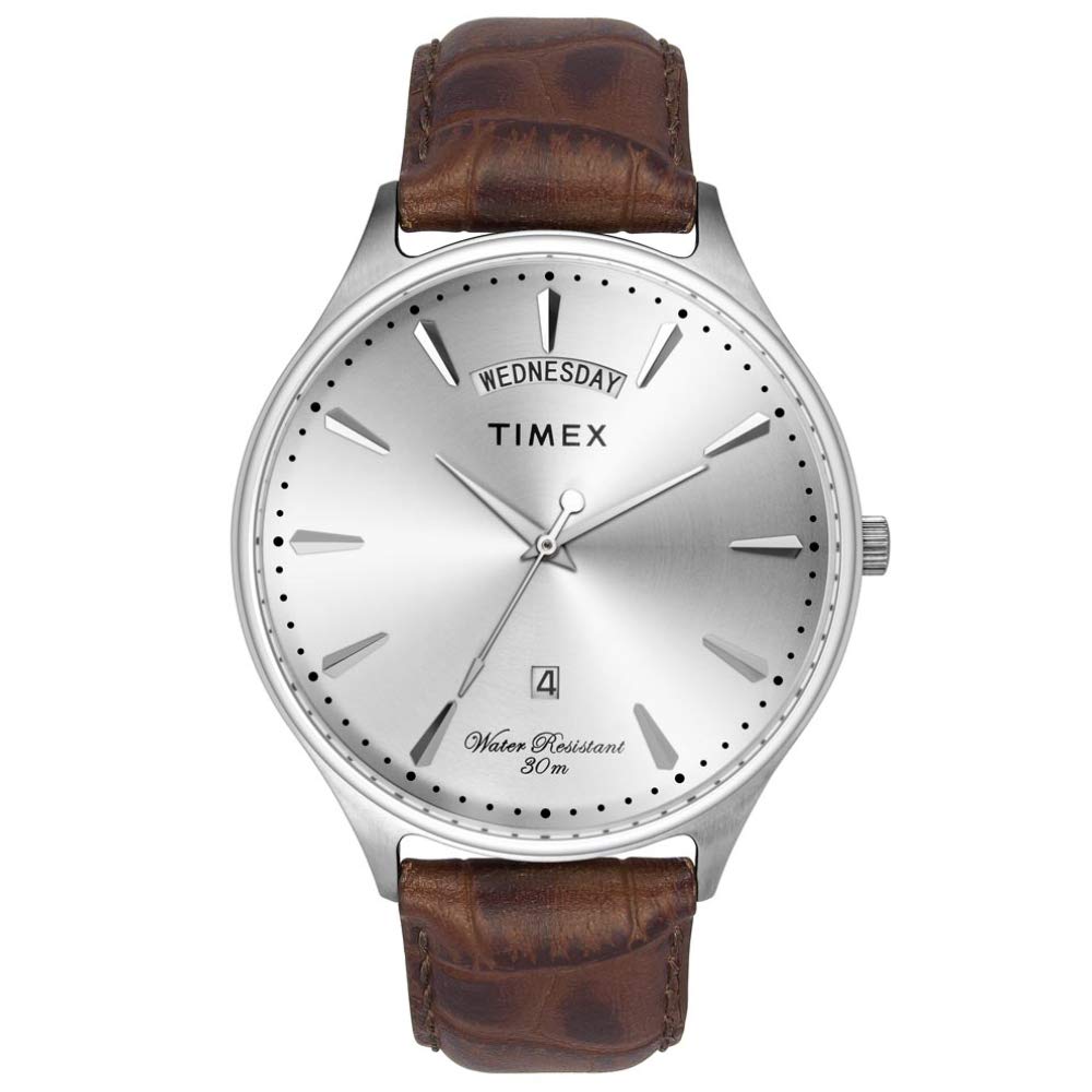 Timex 42 mm Analog Silver Dial Men Watch TWEG16900