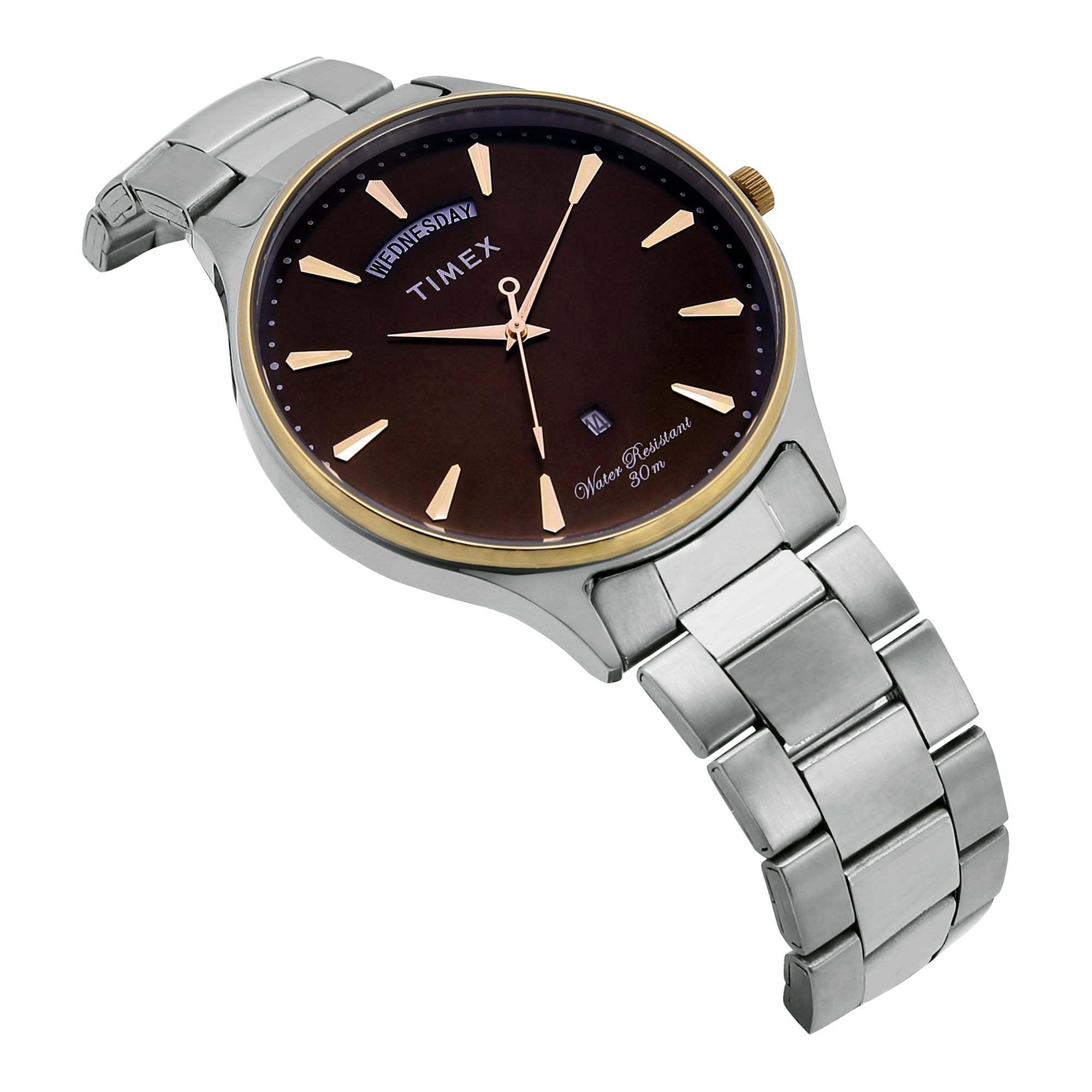 Timex 42 mm Analog Brown Dial Men Watch TWEG16906