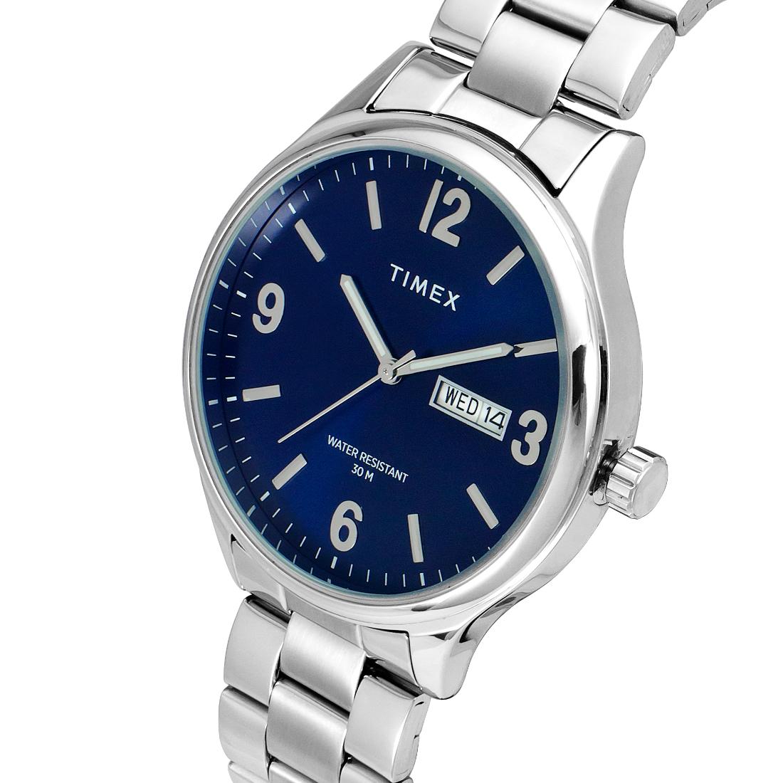 Timex Men Blue 43 mm Dial Analog Watch TWEG18420