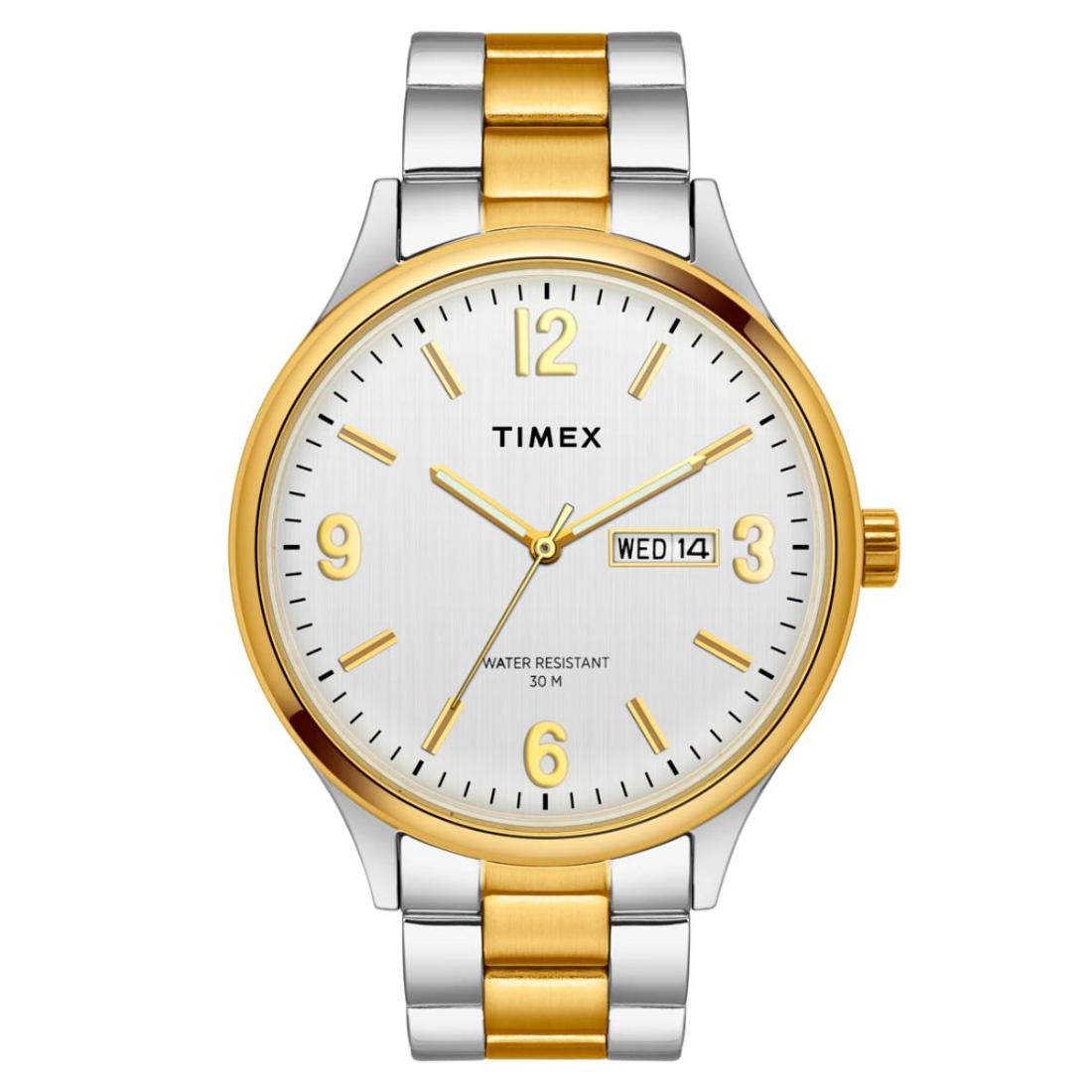 Timex Men Silver 43 mm Dial Analog Watch TWEG18422