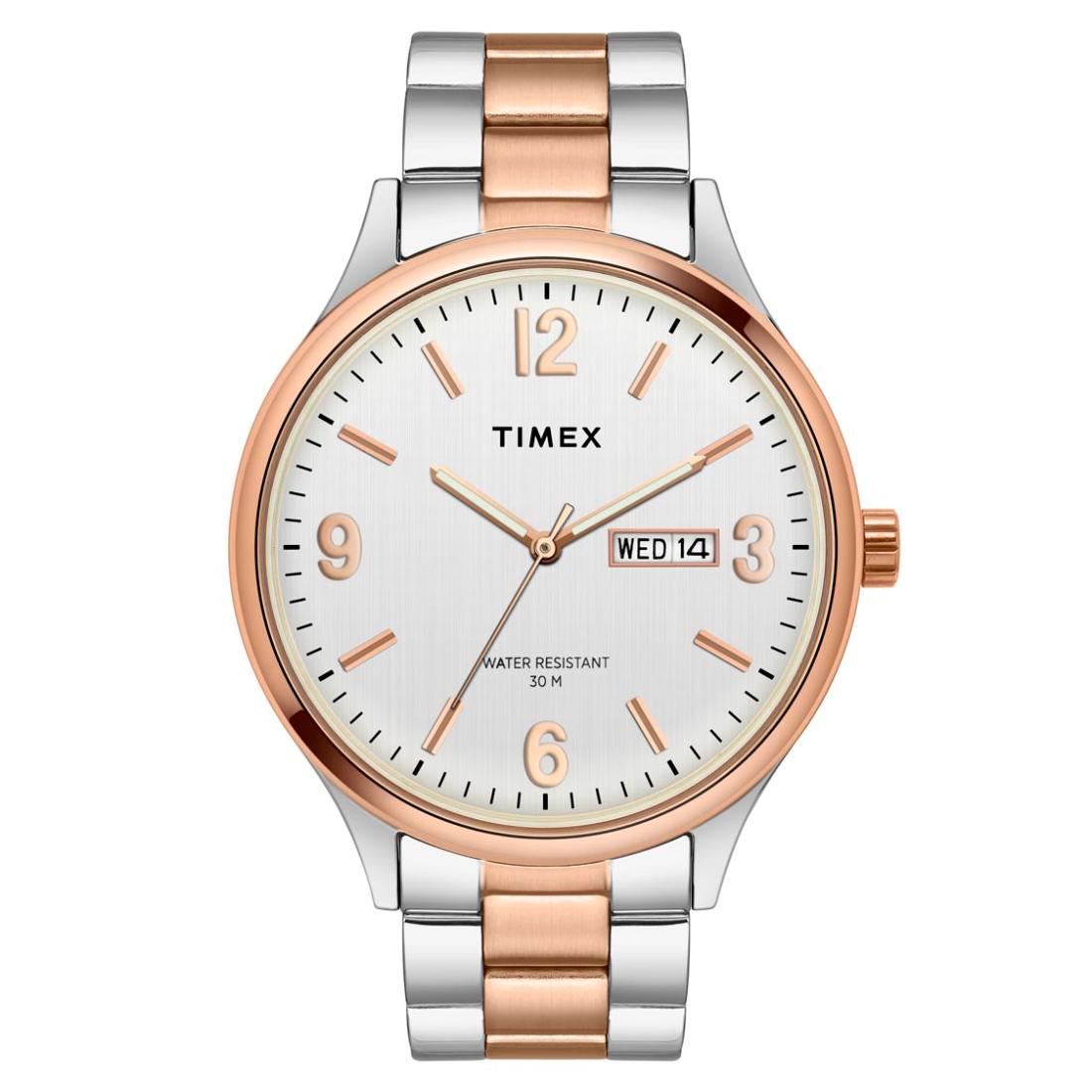 Timex Men Silver 43 mm Dial Analog Watch TWEG18423