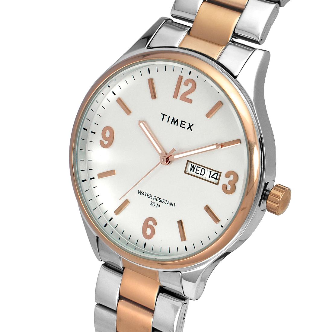 Timex Men Silver 43 mm Dial Analog Watch TWEG18423