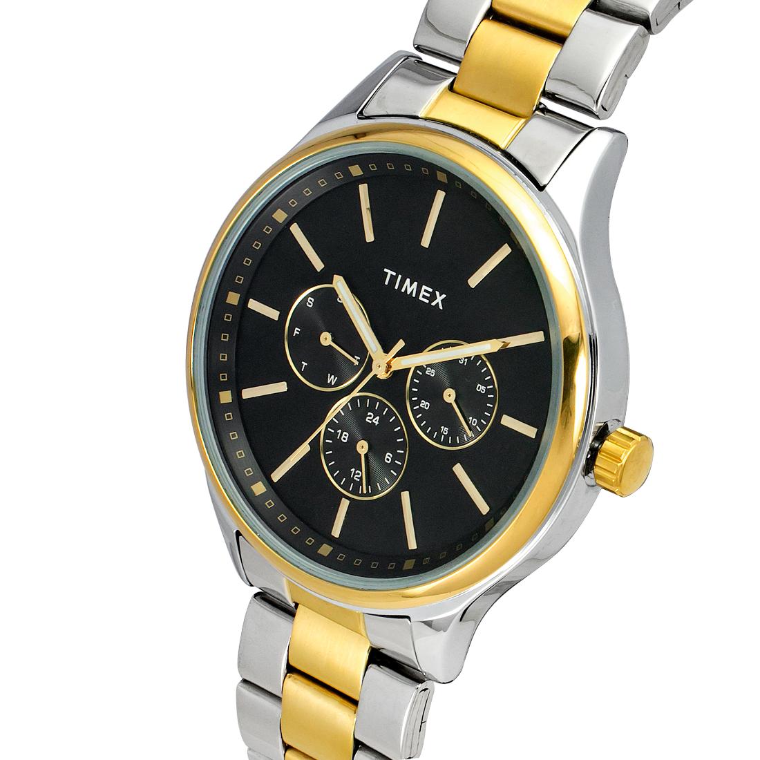 Timex Men Black 43 mm Dial Analog Watch TWEG18425