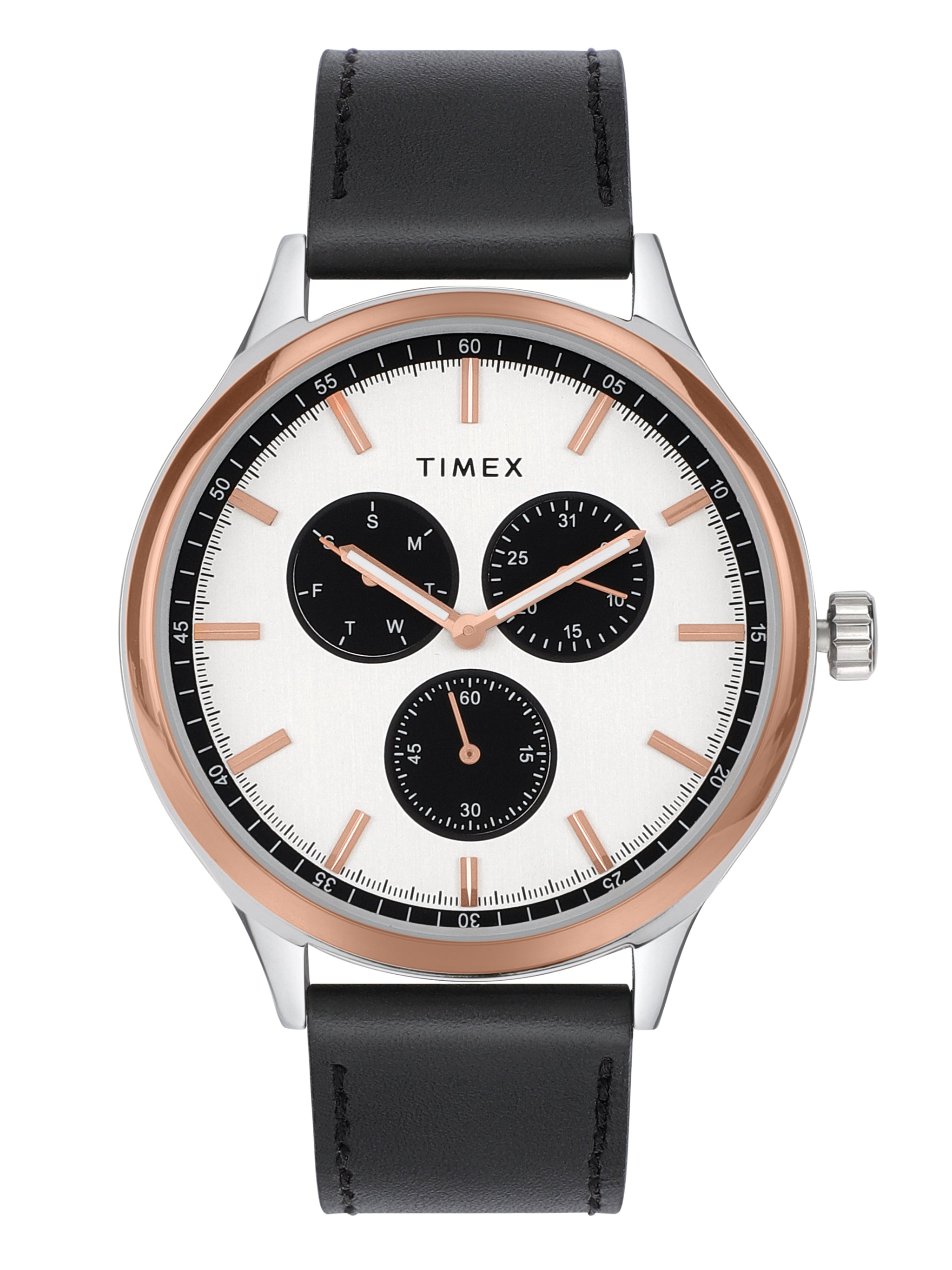 Timex 43 mm Silver Dial Men Multifunction Watch TWEG184SMU07