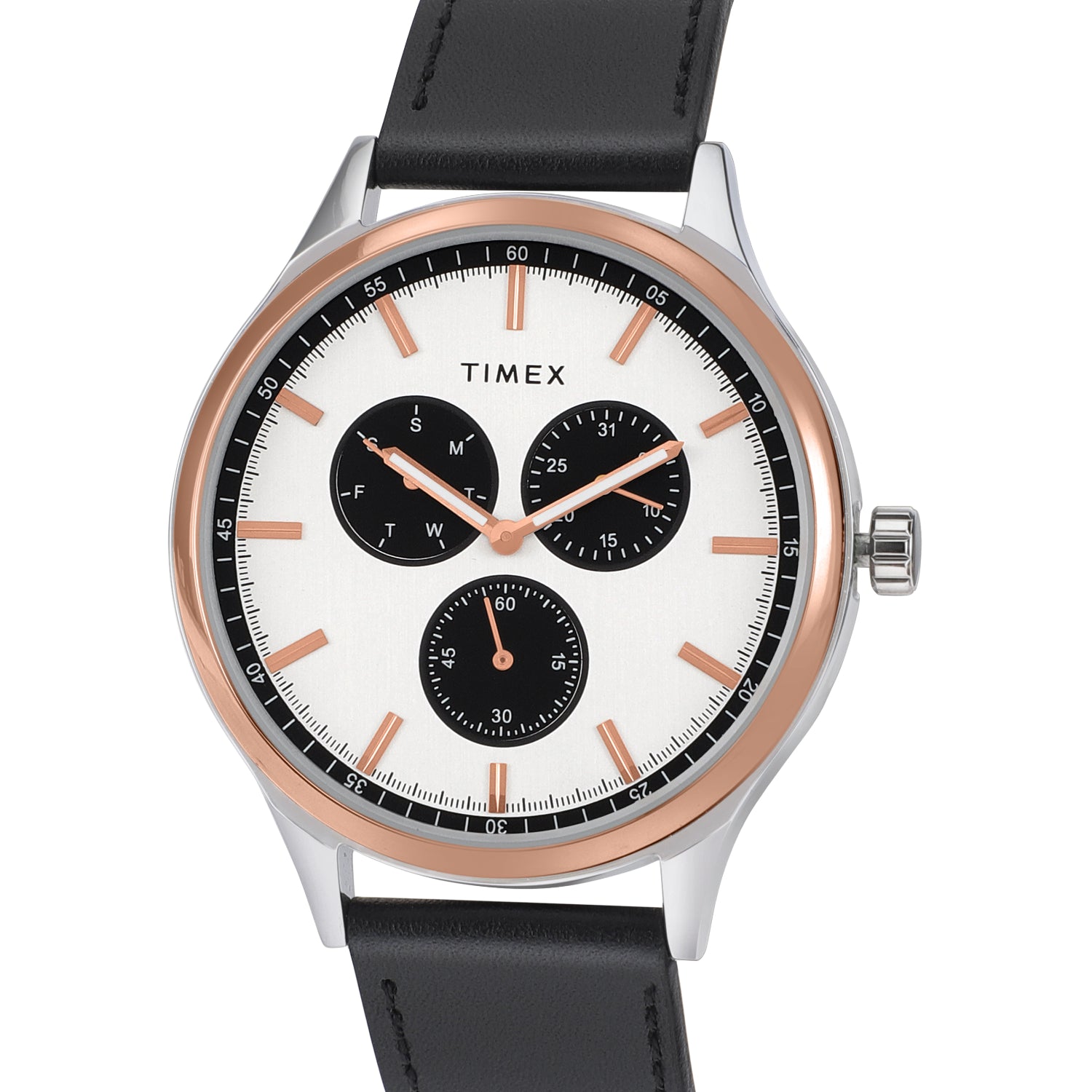 Timex 43 mm Silver Dial Men Multifunction Watch TWEG184SMU07