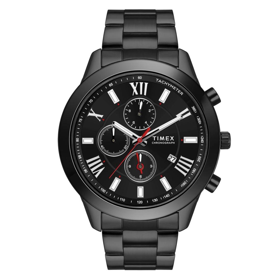 Timex Men Black 45 mm Dial Analog Watch TWEG18518