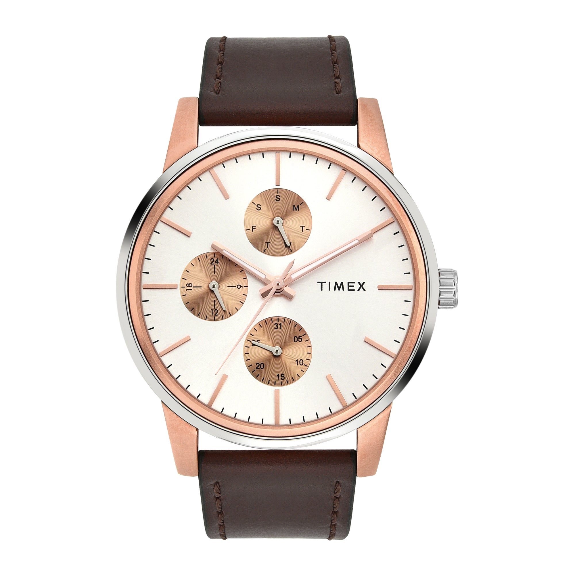 Timex 44 mm Silver Dial Men Multifunction Watch TWEG18900
