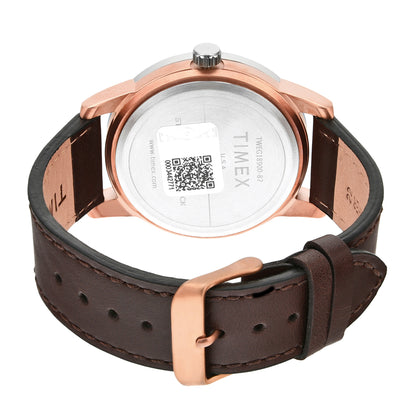 Timex Silver Dial Men Multifunction Watch - TWEG18900