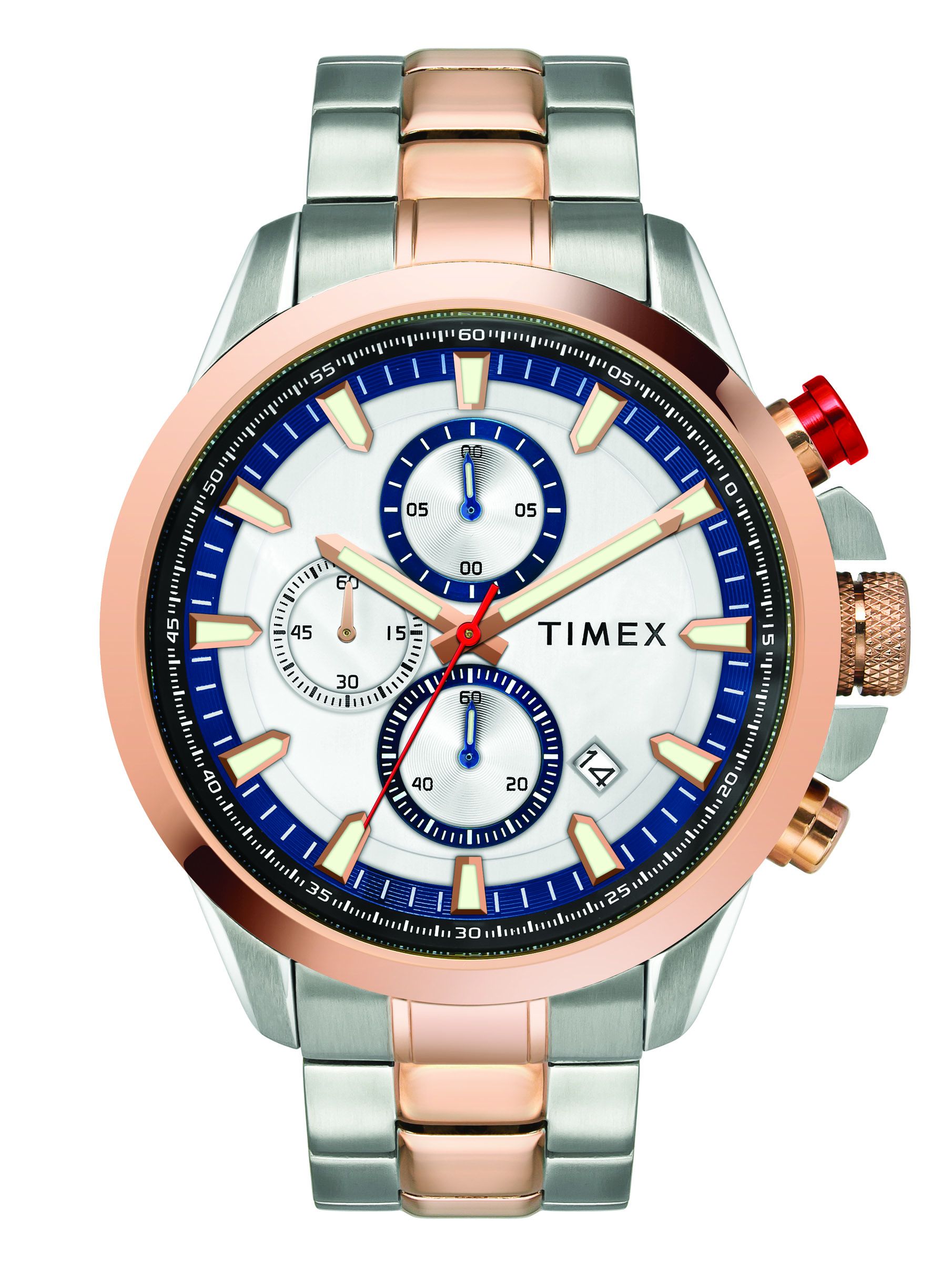 Timex 46 mm E Class Analog Silver Dial Men Watch TWEG19302