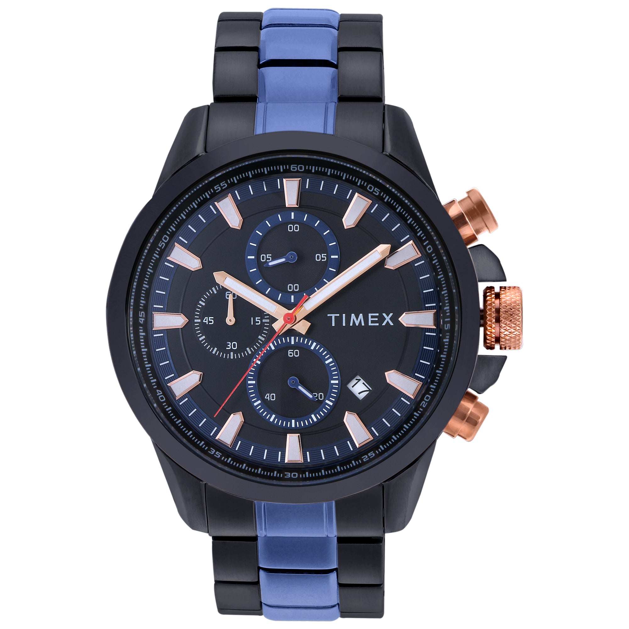 Timex 46 mm E Class Analog Black Dial Men Watch TWEG19303