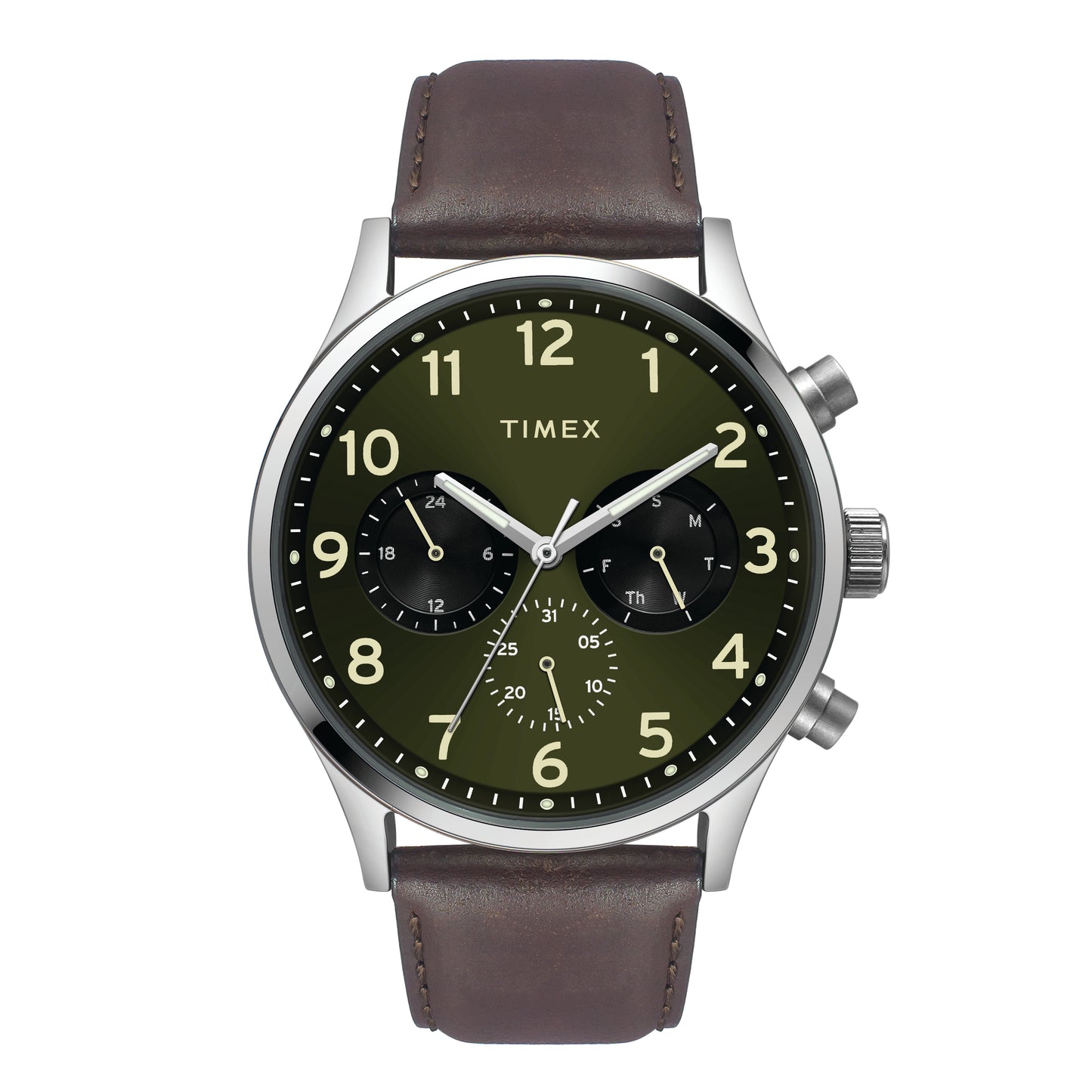 Timex Green Dial Men Multifunction Watch - TWEG19600