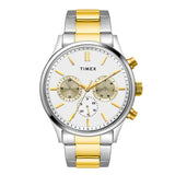 Timex 45 mm White Dial Men Multifunction Watch TWEG19606