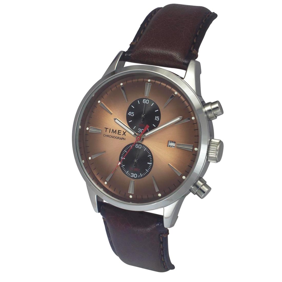 Timex Men Salmon 44 mm Dial Analog Watch TWEG19930