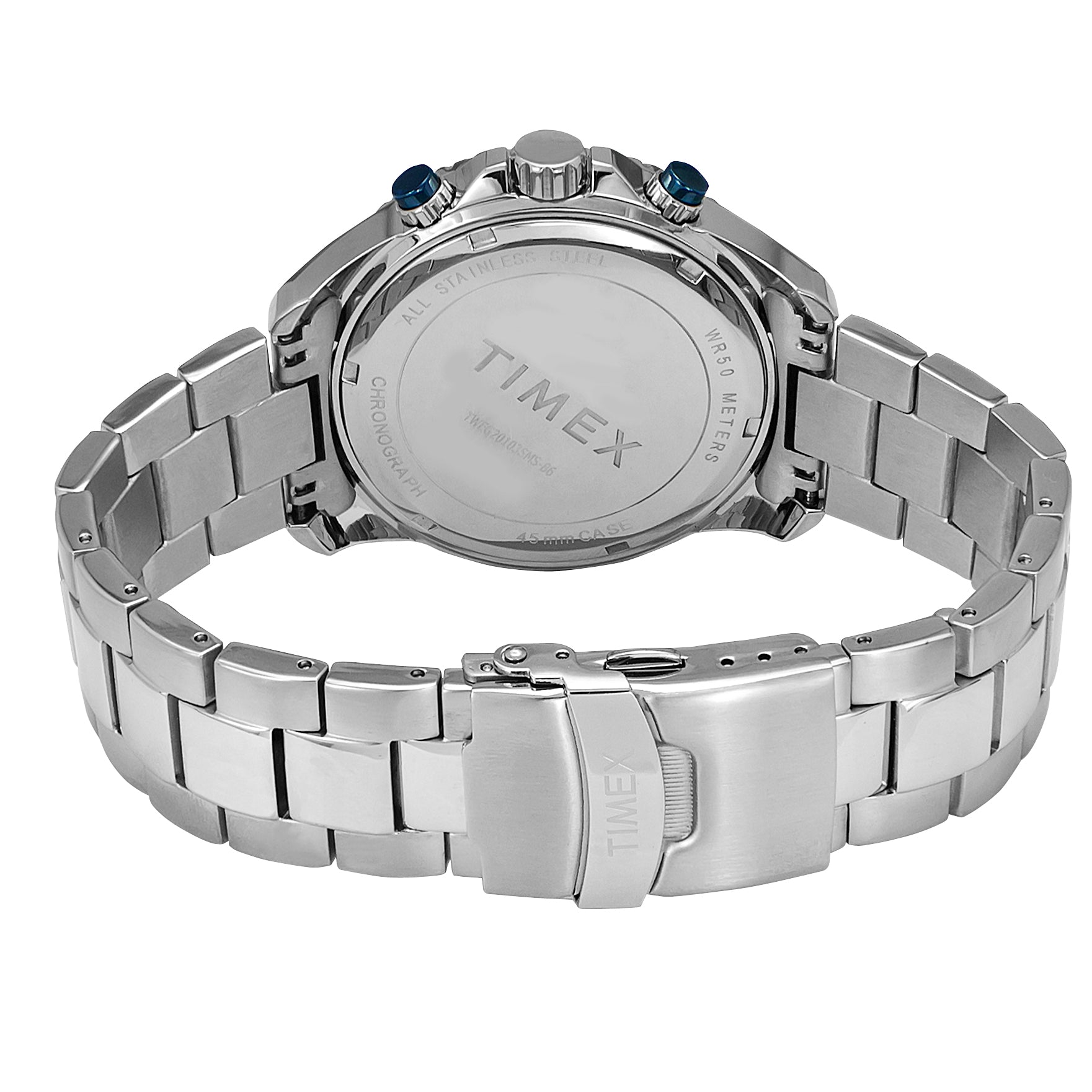 Timex 47 mm Men Blue Dial Round Analog Watch TWEG20103