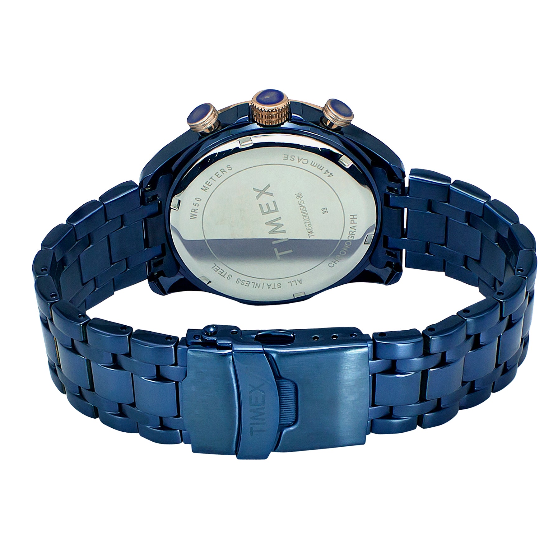 Timex 45 mm E Class Blue Dial Analog Men Watch TWEG20300