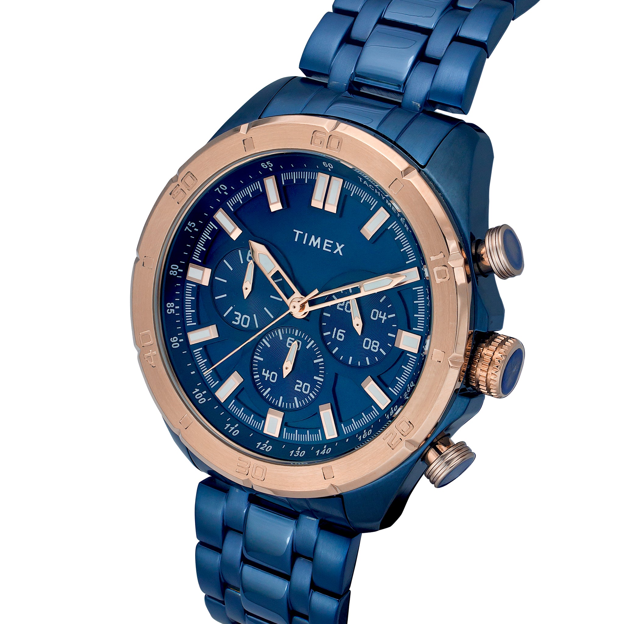 Timex 45 mm E Class Blue Dial Analog Men Watch TWEG20300