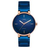 Timex 40 mm Blue Dial Men Analog Watch TWEG21201