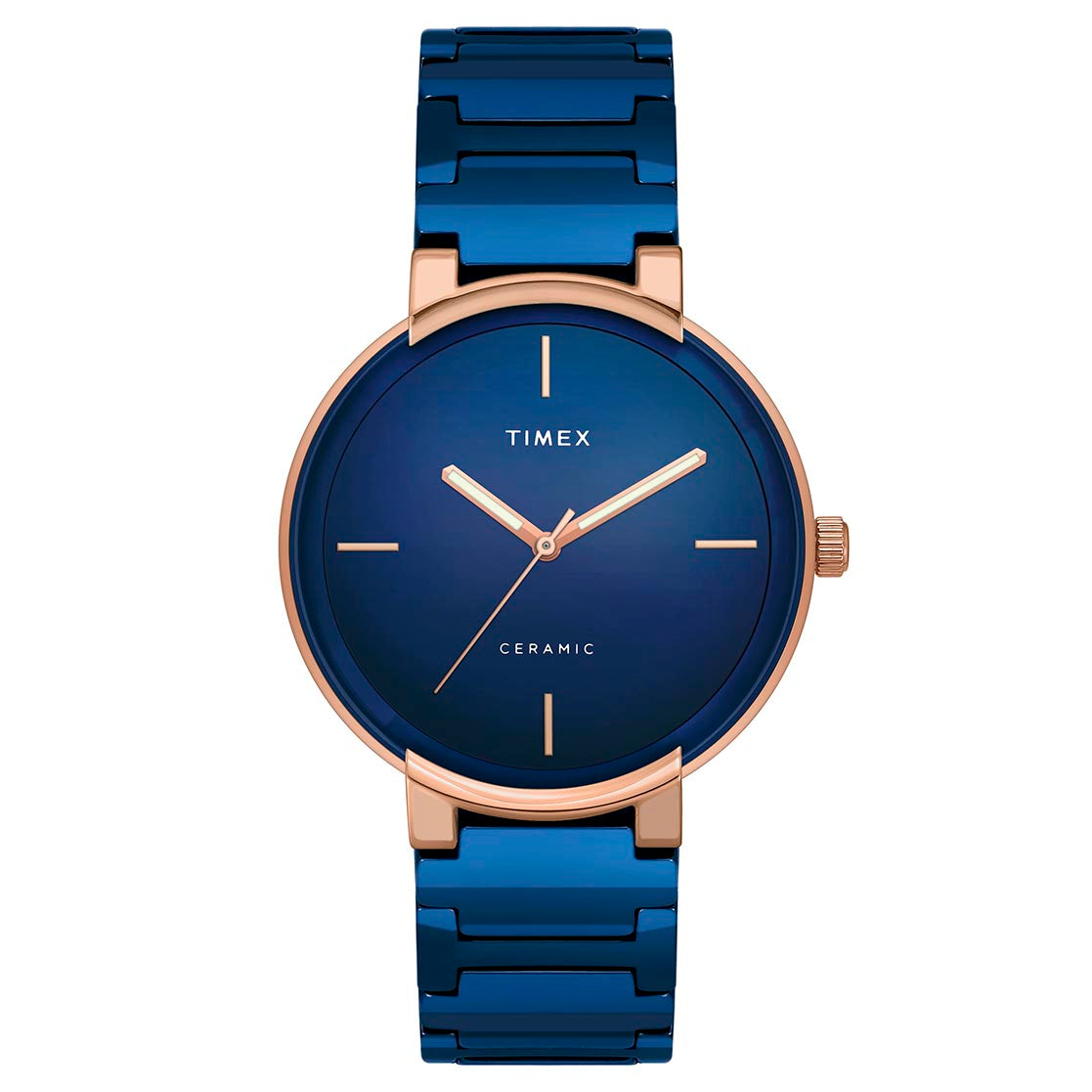 Timex 40 mm Blue Dial Men Analog Watch TWEG21201