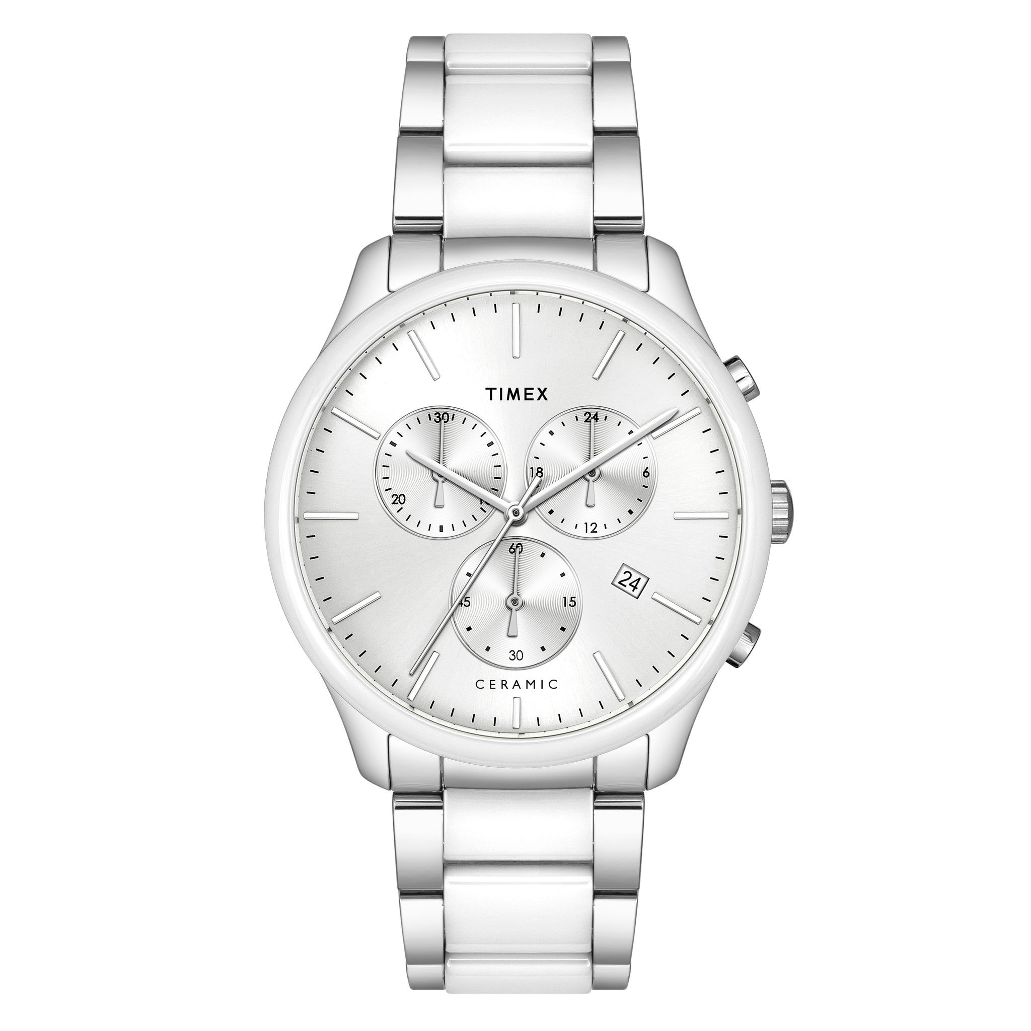 Timex 43 mm Silver Dial Men Analog Watch TWEG21700