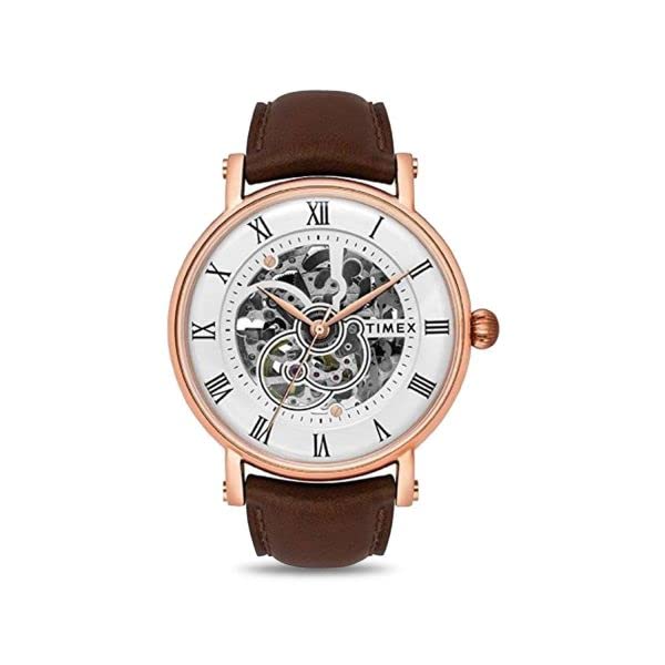 Timex 43 mm White Dial Men Analog Watch TWEG21703