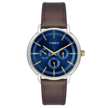 Timex Men 42 mm Size Blue Dial Analog Watch- TWEG22001