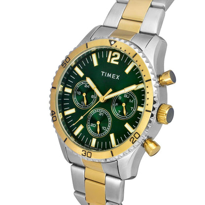 Timex Men 43 mm Size Green Dial Analog Watch- TWEG22201