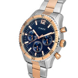 Timex Men 43 mm Size Blue Dial Analog Watch TWEG22202