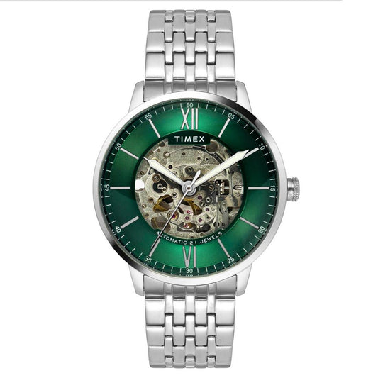 Timex Men 42 mm Green Dial Analog Watch - TWEG23502