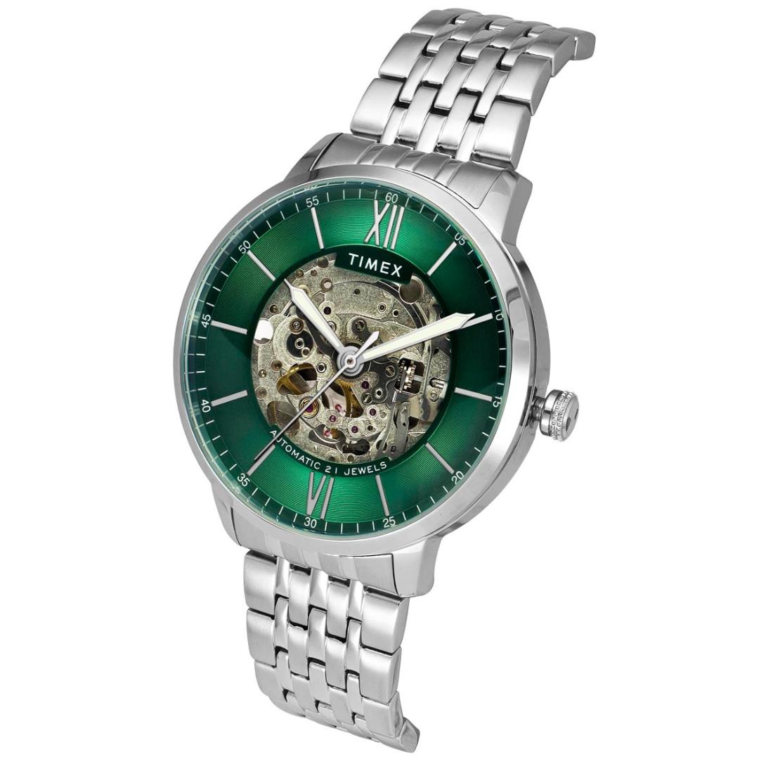 Timex Men 42 mm Green Dial Analog Watch TWEG23502