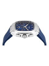 Timex Men 42.5 mm Quartz Analog Blue Dial Silicon Strap Watch TWEG353SMU02