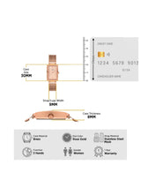 Timex Fashion 20mm Rose Gold Dial Analog Women Watch TWEL11309