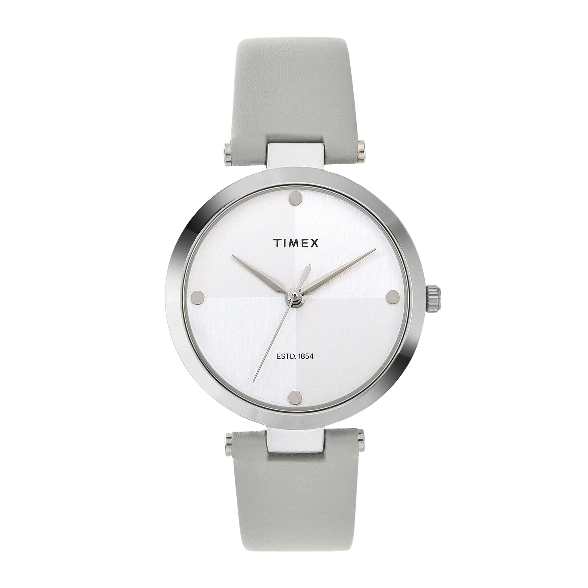 Timex 34 mm Silver Dial Women Analog Watch TWEL11813