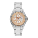 Timex 36 mm Women Rose Gold Round Dial Watch TWEL13000