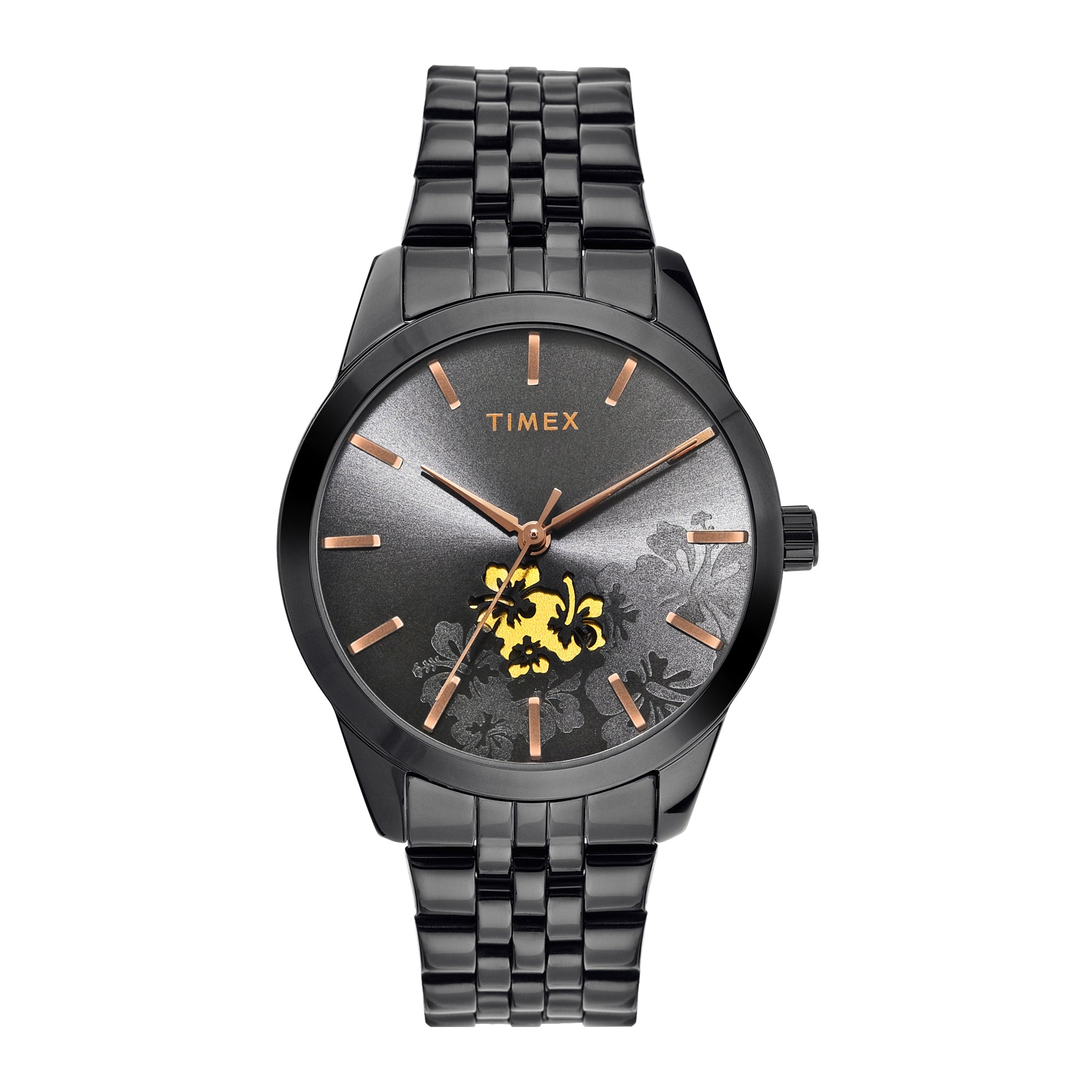 Timex 36 mm Black Dial Women Analog Watch TWEL13112