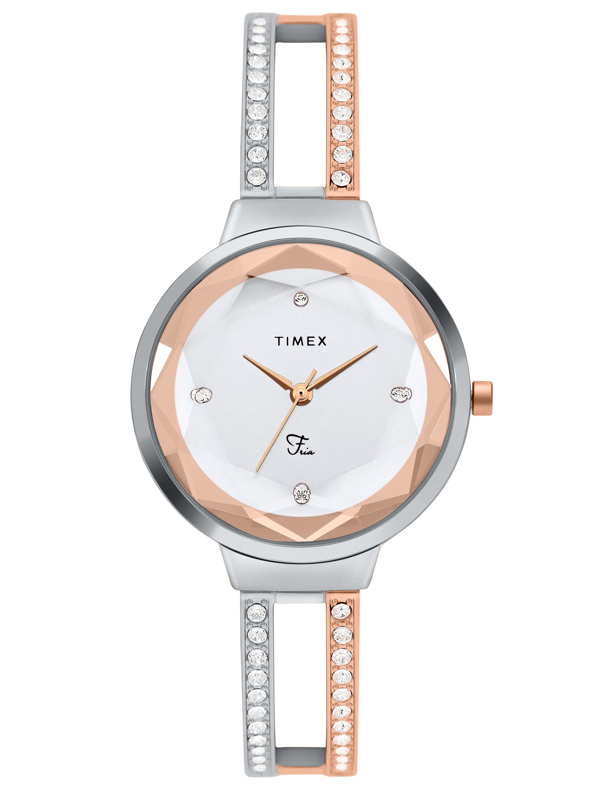 Timex 34 mm Silver Dial Women Analog Watch TWEL13400